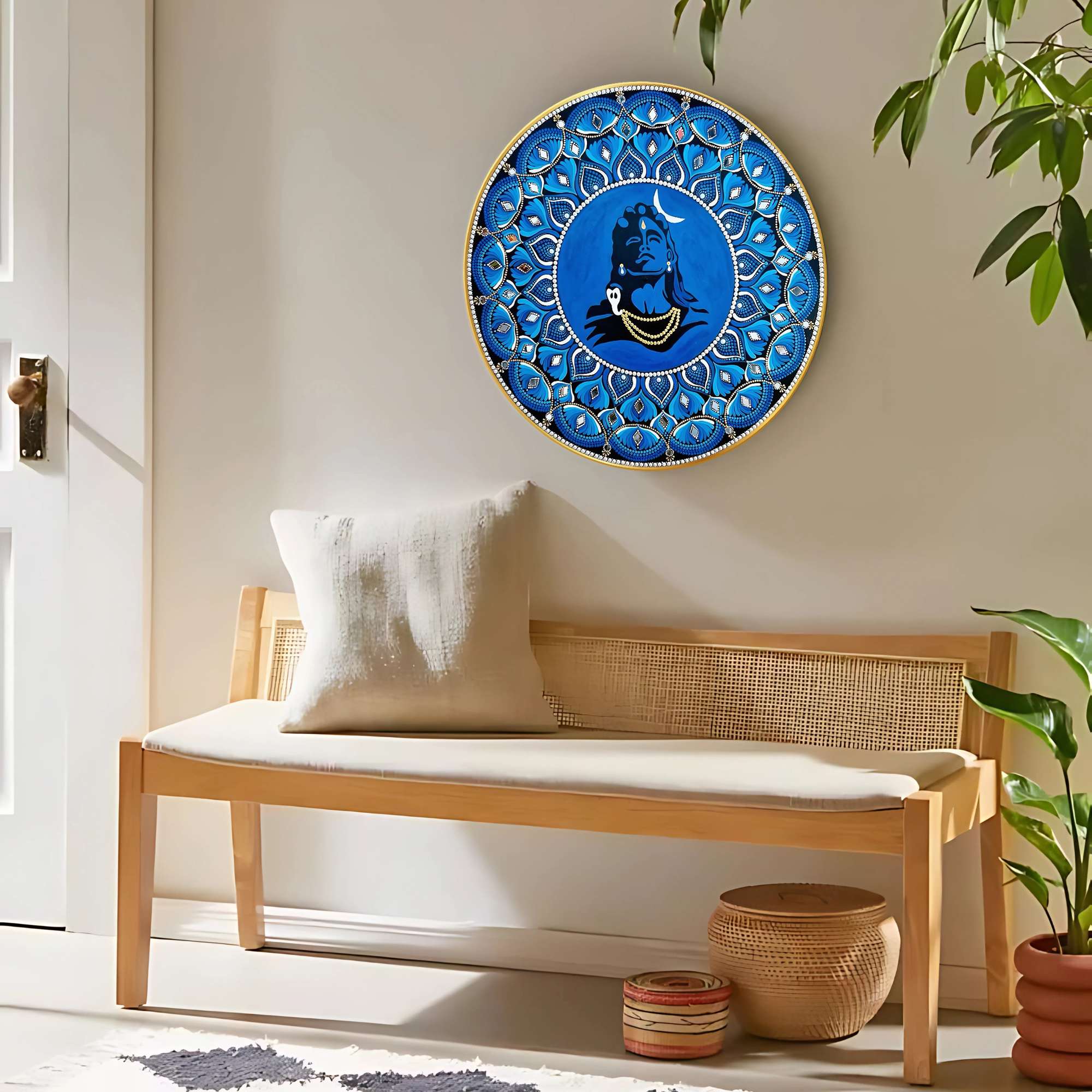 Round Wall Painting - Image 5